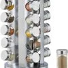 SensaHome 360 Graden Roteerbare Kruidencarrousel - Kruidenrek/Kruidenmolen - 20 Kruidenpotjes - 5 Laags - Draaibaar - 20 Specerijen Potjes - Specerijenmolen