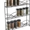 Zindoo - Kruidenrek - Standaard - 3-laags - Ophangbaar - 18 Kruiden Potjes - Anti-slip Pootjes - Spice Rack - Specerijenrek - Keukenorganizer - Keukenaccessoires