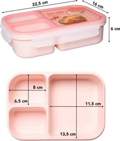 Lock&Lock Lunchbox - Bento Box - Salade Lunchbox - Met 3 Compartimenten - Met Dressing/Saus Bakje - Volwassenen En Kinderen - To Go - Lekvrij - BPA Vrij - 980 Ml - Roze 10 Lock&Lock Lunchbox - Bento Box - Salade Lunchbox - Met 3 Compartimenten - Met Dressing/Saus Bakje - Volwassenen En Kinderen - To Go - Lekvrij - BPA Vrij - 980 Ml - Roze -Huishoud Verkoop 1025x1200 1