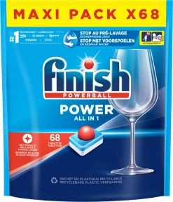 Finish Power All In One Regular Vaatwastabletten - 68 Stuks