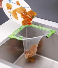 Merkloos Gootsteen Organizer - Gootsteen Afval Netje - Gootsteenontstopper - Spoelbak - Incl. 50 Netjes -Huishoud Verkoop 1032x1200