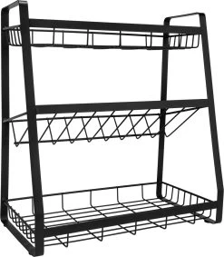 QUVIO Kruidenrek - Keukenrek Staand - Keukenrekje - Keukenrek - Aanrecht Organizer - Metaal - 19 X 35 X 38 Cm 11 QUVIO Kruidenrek - Keukenrek Staand - Keukenrekje - Keukenrek - Aanrecht Organizer - Metaal - 19 X 35 X 38 Cm -Huishoud Verkoop 1048x1200 1