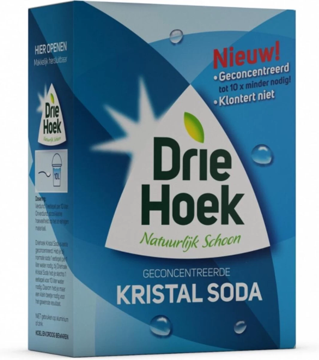 Driehoek Kristal Soda 600 Gr 1 Driehoek Kristal Soda 600 Gr