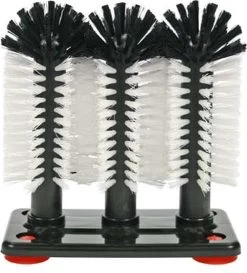 Merkloos Spoelborstels Voor Glazen 19 X 18 X 10 Cm - Afwas Borstels Voor Bierglazen En Meer