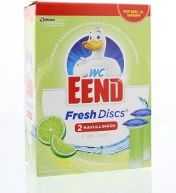 WC Eend Fresh Discs Navul Duo Lime 72 Ml 13 WC Eend Fresh Discs Navul Duo Lime 72 Ml -Huishoud Verkoop 1096x1200
