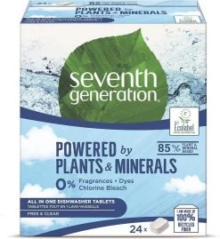 Seventh Generation – All In One Dishwasher Tablette Free & Clear