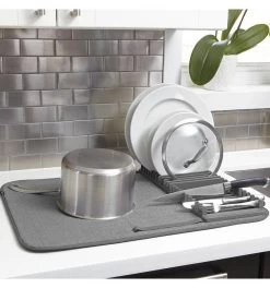 Umbra Udry Afdruiprek Met Droogmat - Antraciet -Huishoud Verkoop 1122x1200 3