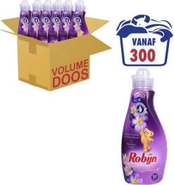 Bestsellers 15 Robijn Creations Wasverzachter VOORDEELVERPAKKING 6X 1,25L. 300 Wasbeurten "Paarse Orchidee & Bosbessen"