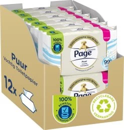 Page Puur Vochtig Toiletpapier - Extra Duurzaam Vochtig Wc Papier - 12 X 38 Stuks - Voordeelverpakking 23 Page Puur Vochtig Toiletpapier - Extra Duurzaam Vochtig Wc Papier - 12 X 38 Stuks - Voordeelverpakking -Huishoud Verkoop 1140x1200 2