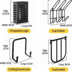 TammaT - Afdruiprek Met Lekbak 2 Laags – Inklapbaar - Afwasrek – Met 2 Lekbakken – Extra Accessories Voor Servies En Snijplanken - RVS - 38x35x26,5cm -Huishoud Verkoop 1174x1200 1