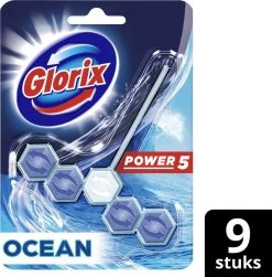 Glorix Power 5 Toiletblokken - Ocean - 9 Stuks - Halfjaarbox - Voordeelverpakking -Huishoud Verkoop 1180x1200 7