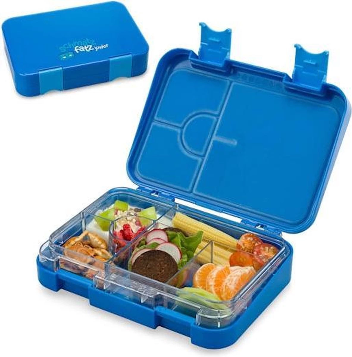 Klarstein Schmatzfatz Junior Lunchbox 6 Vakken - Bento - Vershouddoos 21,3 X 15 X 4,5 Cm (BxHxD) - BPA-vrij - Vaatwasserbestendig 1 Klarstein Schmatzfatz Junior Lunchbox 6 Vakken - Bento - Vershouddoos 21,3 X 15 X 4,5 Cm (BxHxD) - BPA-vrij - Vaatwasserbestendig