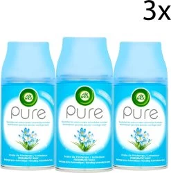 Air Wick Freshmatic Automatische Spray - Luchtverfrisser - Pure Lentedauw Navulling - 3 Stuks