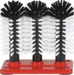 Bar Professional Spoelborstel Kunststof Voet - 3-delig