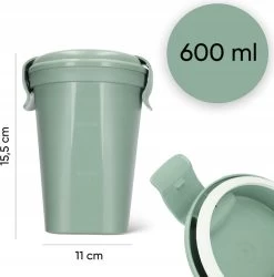 Curver Lunch & Go Beker - Magnetronbestendig - Lunchbeker – Muesli Beker - Soepbeker - Yoghurt Beker To Go – LunchBox - KoffieBeker - Salade Lunchbox - 0,6l – Groen 11 Curver Lunch & Go Beker - Magnetronbestendig - Lunchbeker – Muesli Beker - Soepbeker - Yoghurt Beker To Go – LunchBox - KoffieBeker - Salade Lunchbox - 0,6l – Groen -Huishoud Verkoop 1186x1200 6