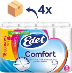Edet Comfort - 3-laags Wc Papier - 64 Rollen 5 Edet Comfort - 3-laags Wc Papier - 64 Rollen -Huishoud Verkoop 1192x1200 3