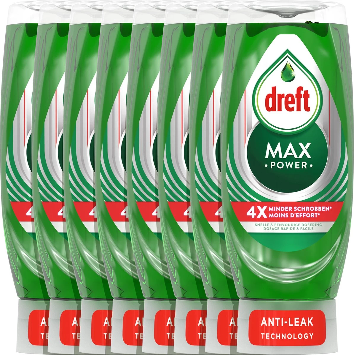 Dreft MaxPower - Vloeibaar Afwasmiddel - Voordeelverpakking 8 X 450 Ml 1 Dreft MaxPower - Vloeibaar Afwasmiddel - Voordeelverpakking 8 X 450 Ml