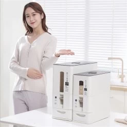 Merkloos TDR-Japans Rijst/Granen Container/Dispenser/ Opbergdoos - 6KG Inhoud - Wit -Huishoud Verkoop 1194x1200 9