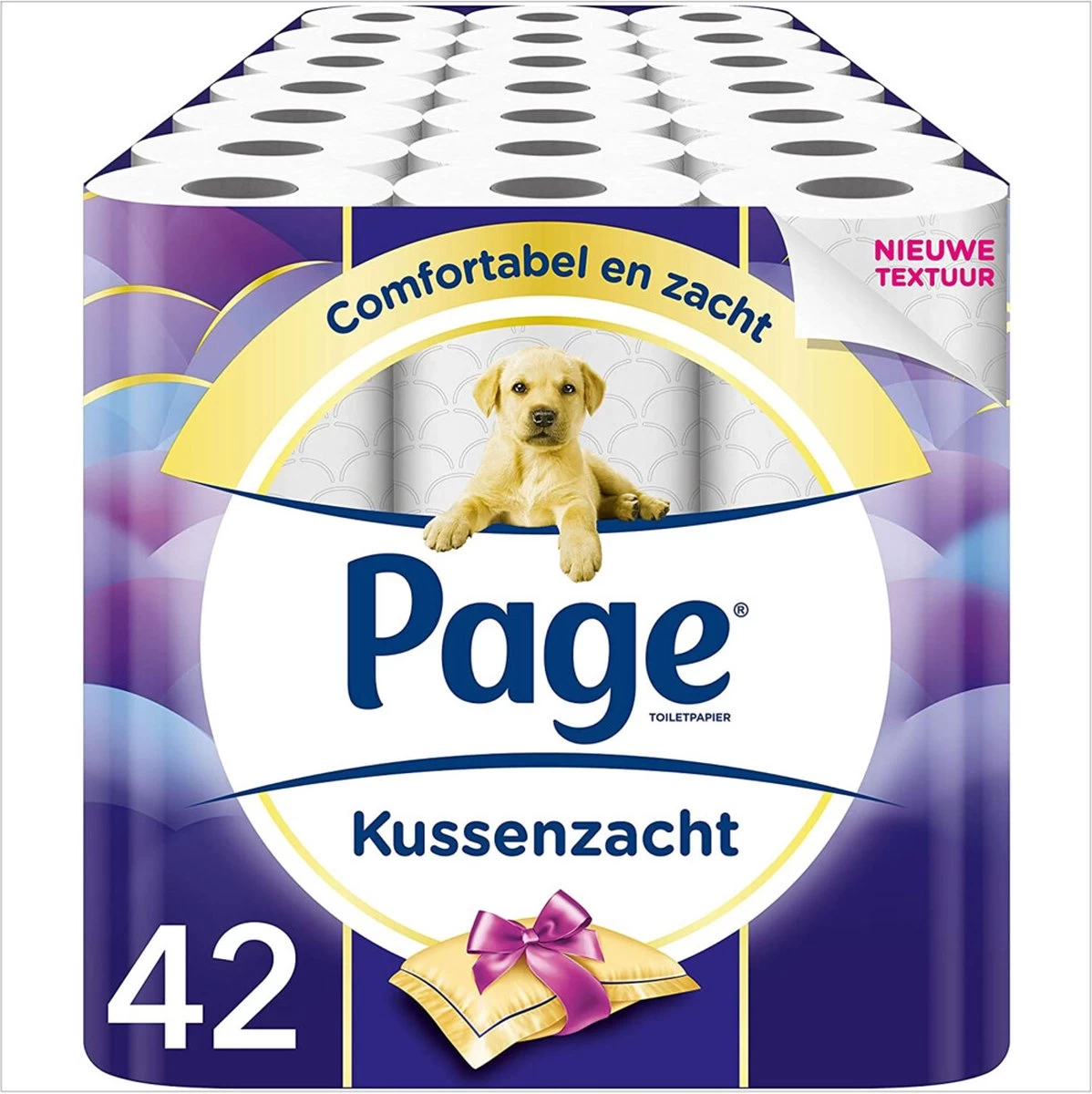 Page Toiletpapier - 42 Rollen - Kussenzacht Wc Papier (3-laags) - Voordeelverpakking 10 Page Toiletpapier - 42 Rollen - Kussenzacht Wc Papier (3-laags) - Voordeelverpakking - Afbeelding 10