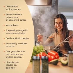 Goedewaere Kruidenrek Lade - 6 Stuks - Keuken Organizers - Keukenlade Organiser - Kruiden Organizer - Uitschuifbaar - Kunststof 14 Goedewaere Kruidenrek Lade - 6 Stuks - Keuken Organizers - Keukenlade Organiser - Kruiden Organizer - Uitschuifbaar - Kunststof -Huishoud Verkoop 1199x1200 13