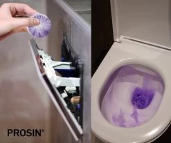 PROSIN® Toiletblokjes Inbouwreservoir - WC Discs - Lavendel - WC Blokjes - Toiletblokjes - Toiletblokken - Toiletblokjes Geberit - Stortbakblokjes Toilet - WC Blokjes Voordeelverpakking - WC Blokjes Inbouwreservoir - Toiletblok - Paars Water -Huishoud Verkoop 1200x1006 1