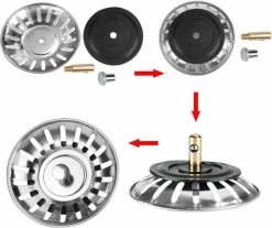 Afvoerzeef Roestvrijstaal - Gootsteen Zeef - Gootsteen Stopper - RVS - 80mm 6 Afvoerzeef Roestvrijstaal - Gootsteen Zeef - Gootsteen Stopper - RVS - 80mm -Huishoud Verkoop 1200x1007 1