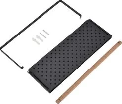 Merkloos Kruidenrek Zwart - Multifunctioneel Ophangbaar Keukenrek - Keukenrolhouder Zwart - Multifunctioneel Kruidenrek - Magnetisch Kruidenrek - Keuken Organizer - Koelkast Rek -Huishoud Verkoop 1200x1023 2