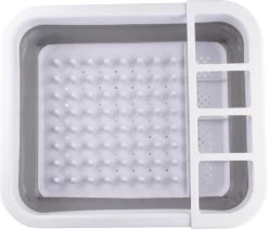 Merkloos Afdruiprek Voor Afwas - Afwasrek - Opvouwbaar - Inklapbaar - Compact - Vaatwasrek Met Bestekrekje -Huishoud Verkoop 1200x1024