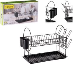 Maestro - Afdruiprek 2 Bestekrekken Wateropvangbak - 50cm -Huishoud Verkoop 1200x1051 1