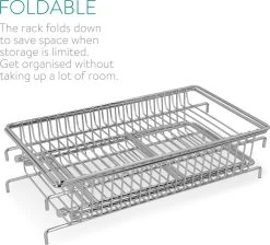 Navaris Stalen Kruidenrekje 2 Laags - Kruidenrek Staand - Rek Voor Kruidenpotjes En Glaasjes - Multifunctionele Organizer Voor Keuken En Badkamer -Huishoud Verkoop 1200x1087 2