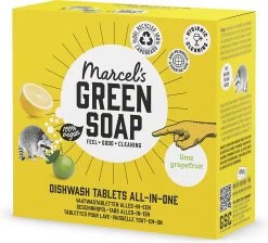 Marcel's Green Soap Vaatwastabletten Grapefruit & Limoen - 25 Stuks