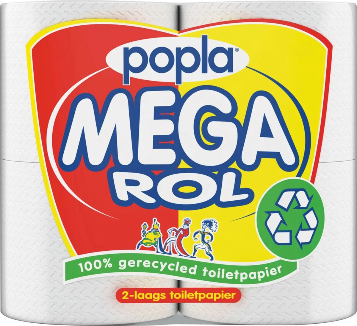 Popla Megarol Wc Papier - 24 Rollen 1 Popla Megarol Wc Papier - 24 Rollen