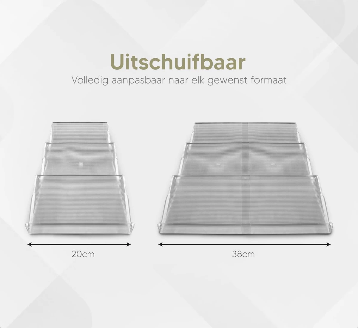 Johannes & Co - 2 Set Kruidenrek Voor Lade - Keuken Organizer - Kruiden Organizer 2 Johannes & Co - 2 Set Kruidenrek Voor Lade - Keuken Organizer - Kruiden Organizer - Afbeelding 2