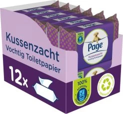 Page Vochtig Toiletpapier - 12 X 38 Stuks - Kussenzacht Vochtig Wc Papier - Voordeelverpakking -Huishoud Verkoop 1200x1106 2