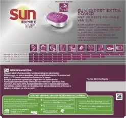 SUN® Sun Expert All-in 1 Extra Power Citroen Vaatwastabletten -Huishoud Verkoop 1200x1116