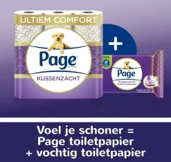Page Vochtig Toiletpapier - 12 X 38 Stuks - Kussenzacht Vochtig Wc Papier - Voordeelverpakking -Huishoud Verkoop 1200x1138 2