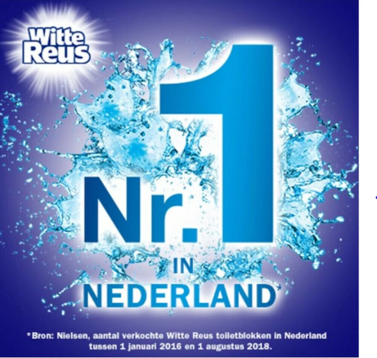Witte Reus Blauw Actief Toiletblok - Hygiëne - WC Blokjes Voordeelverpakking 20 Stuks 3 Witte Reus Blauw Actief Toiletblok - Hygiëne - WC Blokjes Voordeelverpakking 20 Stuks - Afbeelding 3