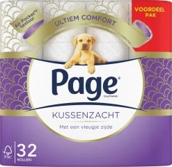 Page Toiletpapier - 32 Rollen - Kussenzacht Wc Papier (3-laags) - Voordeelverpakking -Huishoud Verkoop 1200x1167 2