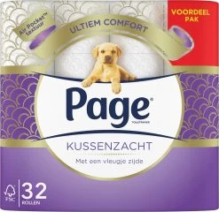Page Toiletpapier - 32 Rollen - Kussenzacht Wc Papier (3-laags) - Voordeelverpakking -Huishoud Verkoop 1200x1167 3