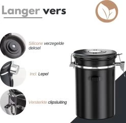 VAIVE Koffieblik - Koffiebus - Koffieblikbewaarblik - Bewaarbus Koffie - Voorraadpotten - Voorraadbussen - Voorraadbus -1.8L 10 VAIVE Koffieblik - Koffiebus - Koffieblikbewaarblik - Bewaarbus Koffie - Voorraadpotten - Voorraadbussen - Voorraadbus -1.8L -Huishoud Verkoop 1200x1172 4