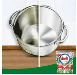 Dreft Platinum Plus All In One Deep Clean - Vaatwastabletten - Voordeelverpakking 4 X 33 Stuks -Huishoud Verkoop 1200x1173 1