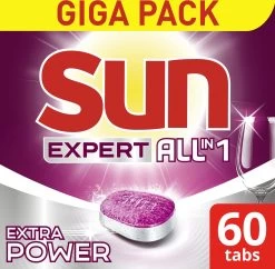 SUN® Sun Expert All-in 1 Vaatwastabletten - 60 Tabletten - Voordeelverpakking 10 SUN® Sun Expert All-in 1 Vaatwastabletten - 60 Tabletten - Voordeelverpakking -Huishoud Verkoop 1200x1174 2