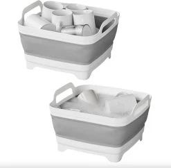 Opvouwbare Wasbak 18L - Met Stop - Afwasbak - Afwasteil - 30x30x20 Cm -Huishoud Verkoop 1200x1175 3