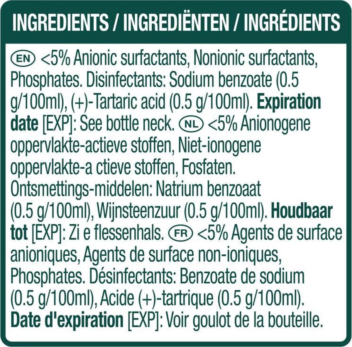 Cif Disinfect & Shine Original Desinfectie Spray - 6 X 500 Ml - Voordeelverpakking 8 Cif Disinfect & Shine Original Desinfectie Spray - 6 X 500 Ml - Voordeelverpakking - Afbeelding 8