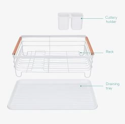 Navaris Afdruiprek Met Uitneembare Bestekhouder - Afwasrek Met Losse Lekbak - Vaatwasrek Met Plateau - Voor Bestek, Borden, Schalen En Pannen 12 Navaris Afdruiprek Met Uitneembare Bestekhouder - Afwasrek Met Losse Lekbak - Vaatwasrek Met Plateau - Voor Bestek, Borden, Schalen En Pannen -Huishoud Verkoop 1200x1189 5