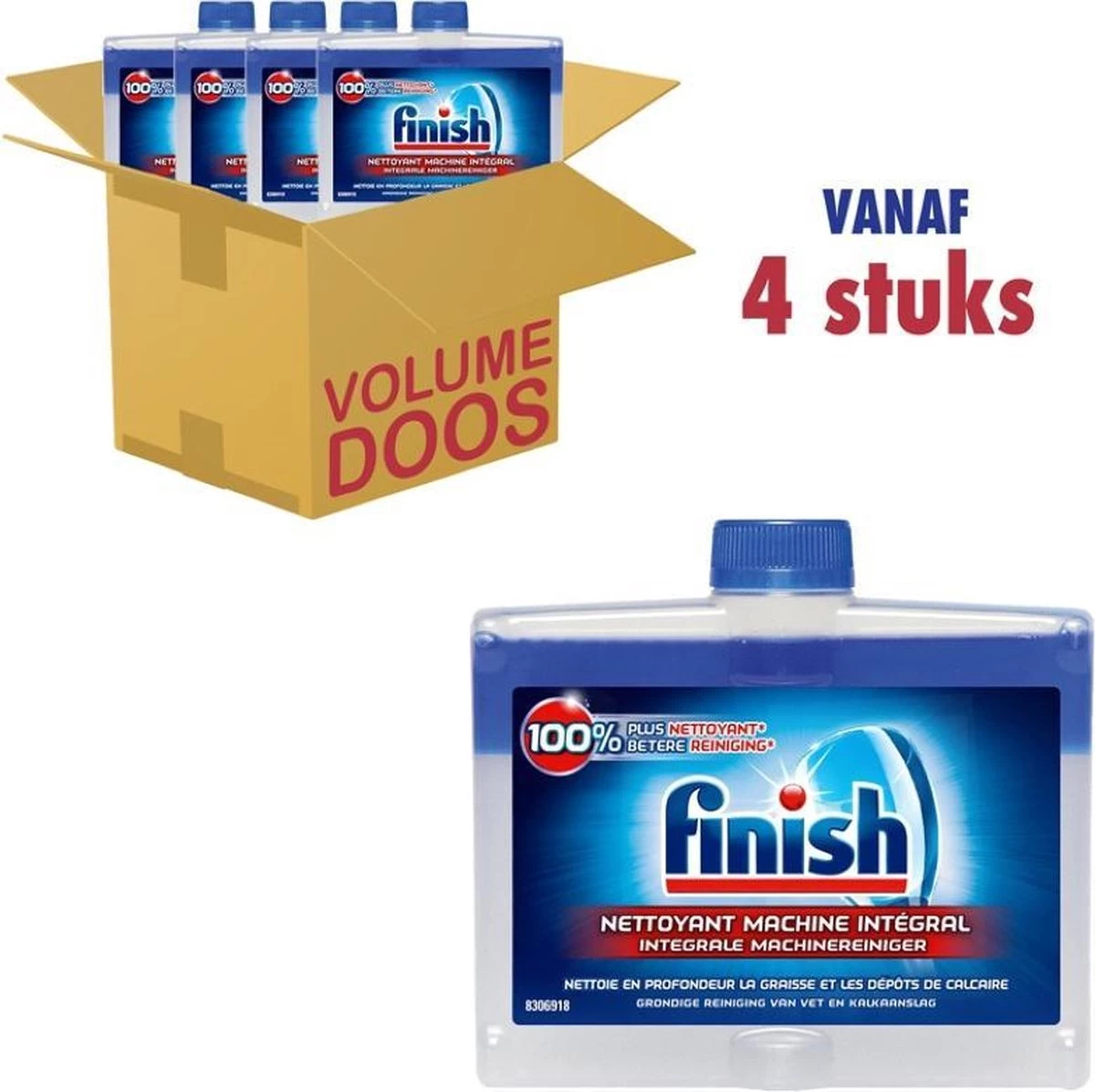Finish Integrale Machinereiniger Regular Vaatwasser - 4x 250 ML - Voordeelverpakking 8 Finish Integrale Machinereiniger Regular Vaatwasser - 4x 250 ML - Voordeelverpakking - Afbeelding 8