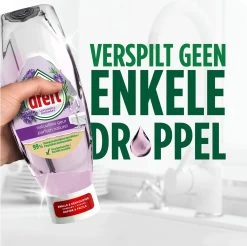 Dreft Natuurlijke Geur - Afwasmiddel - Lavendel & Rozemarijn - Ondersteboven Fles - Voordeelverpakking 8 X 370 Ml -Huishoud Verkoop 1200x1197 9