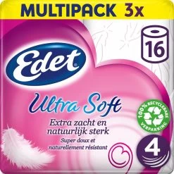 Edet Ultra Soft Wc Papier - 4-laags - 48 Rollen -Huishoud Verkoop 1200x1198 36