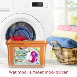 Robijn Kokos 3 In 1 Wascapsules - 4 X 15 Wasbeurten - Voordeelverpakking -Huishoud Verkoop 1200x1199 1