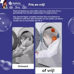Salivio Laundryballs - 8x Wasbol Set - Huisdieren Haar Verwijderen - Wasbollen - Drogerballen - Energiebesparend - Wasverzachter - Milieuvriendelijk Wassen -Huishoud Verkoop 1200x1199 18